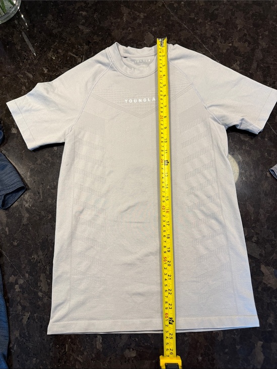 YoungLA Other - YoungLA Light Gray Athletic Performance Tee